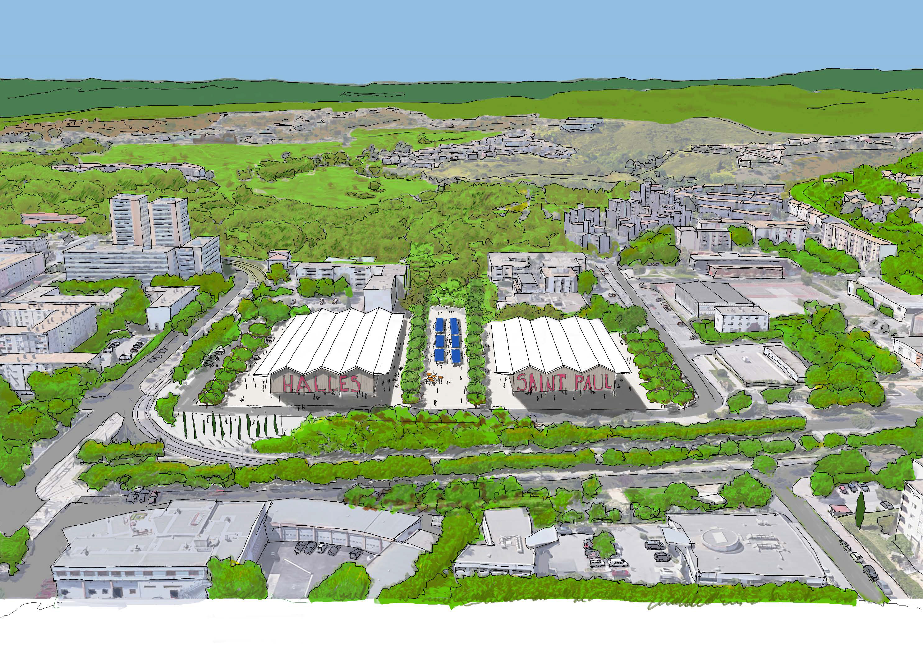 Halles Saint Paul Mosson