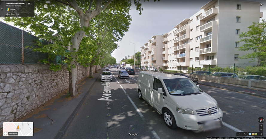 Exemple d'une rue mal agencé