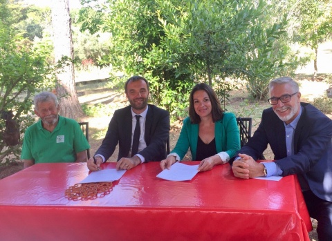 Signature de la charte « non au béton » et du Pacte pour la transition
