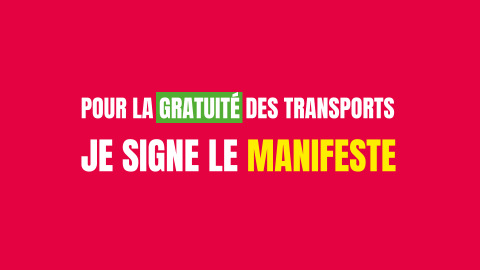 Manifeste pour la gratuité des transports
