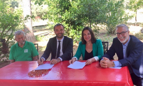 Signature de la charte « non au béton » et du Pacte pour la transition