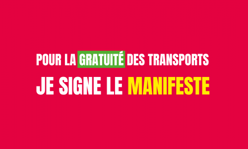 Manifeste pour la gratuité des transports